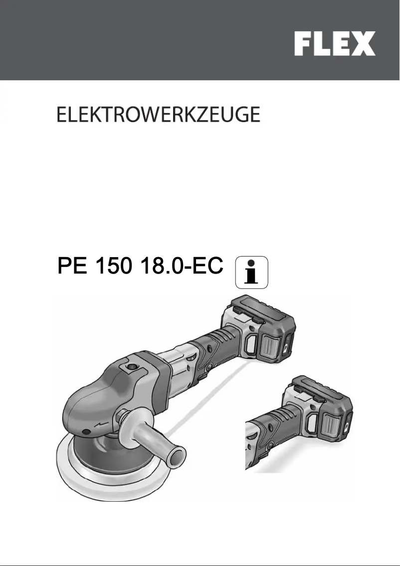 Page n°1 - Manuel utilisateur Flex PE 150 18.0-EC