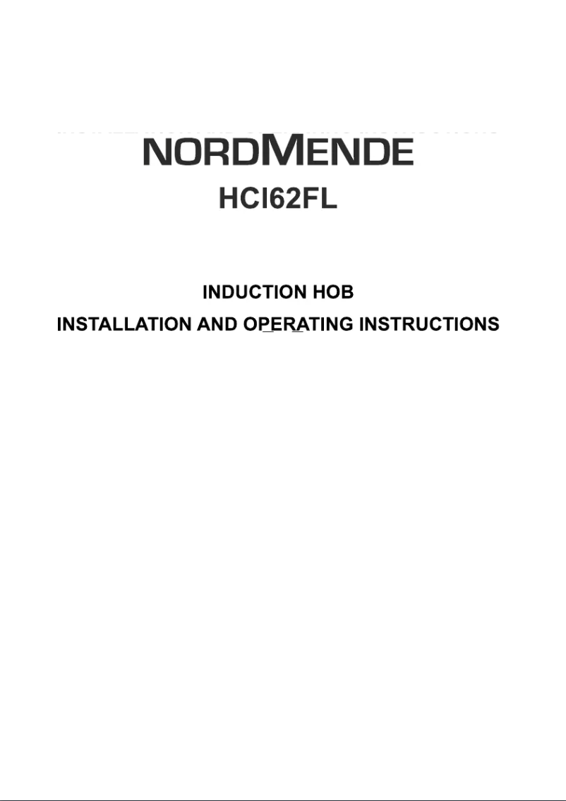 Page 1 de la notice Manuel utilisateur Nordmende HCI62FL