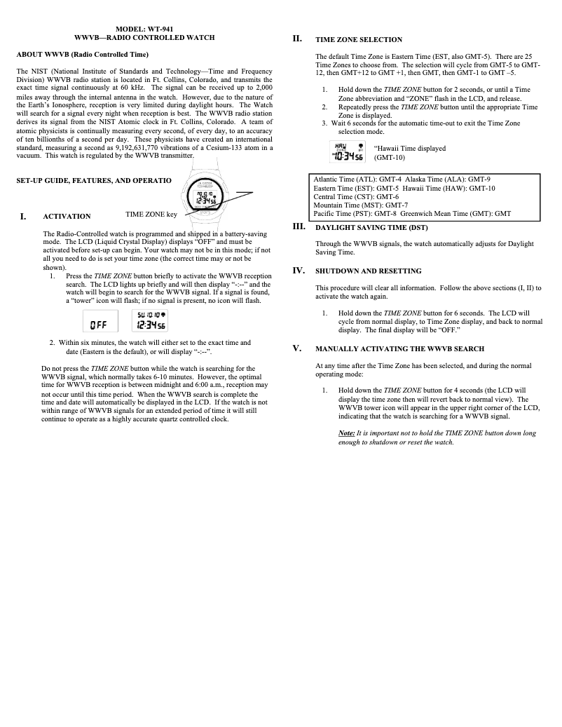 Page 1 de la notice Manuel utilisateur La Crosse Technology WT-941