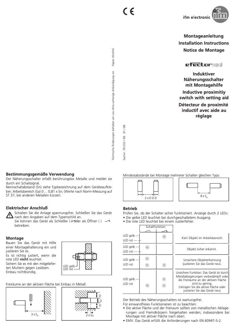 Page n°1 - Manuel utilisateur IFM IG5954