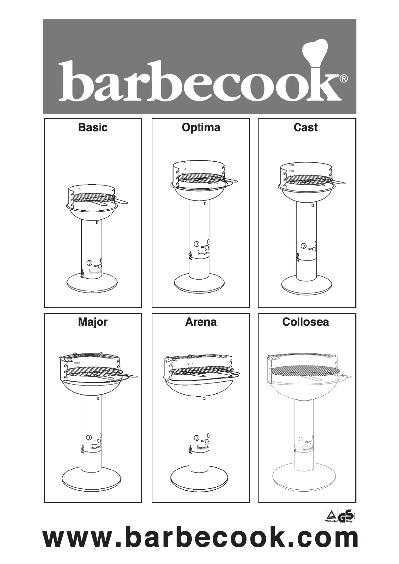Page 1 de la notice Manuel utilisateur Barbecook Arena Inox RVS