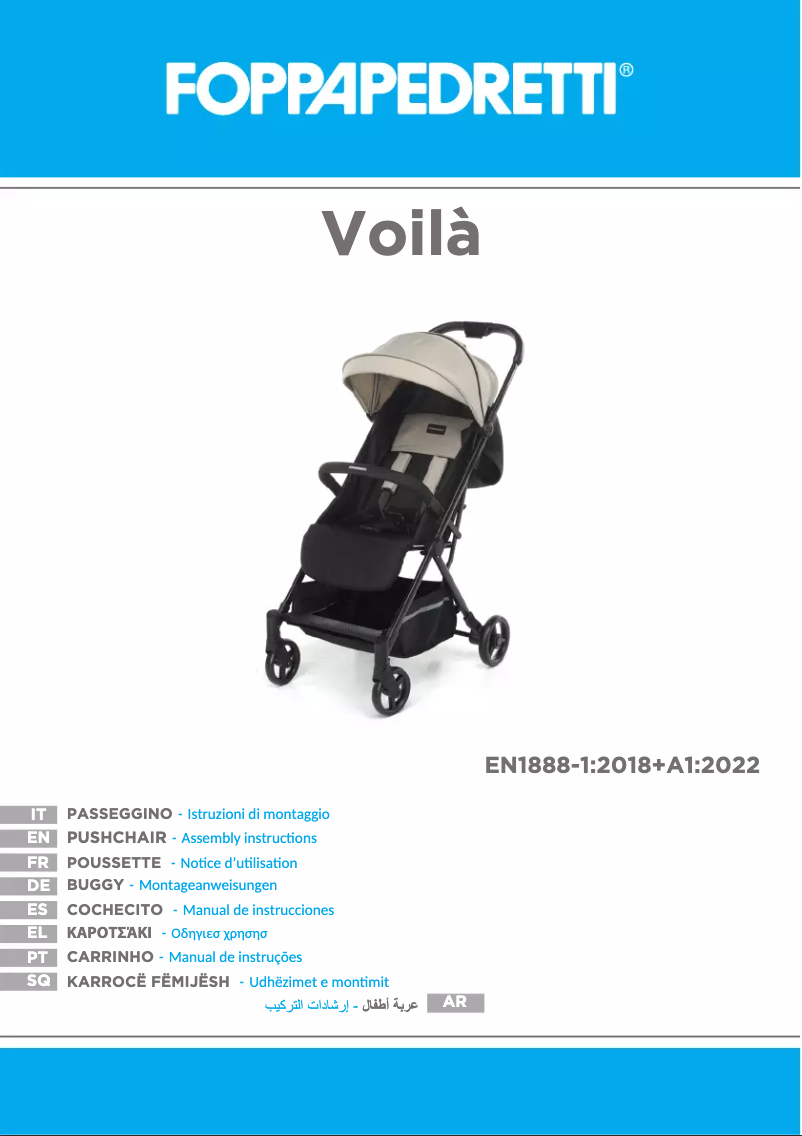 Page n°1 - Manuel utilisateur Foppapedretti Voilà