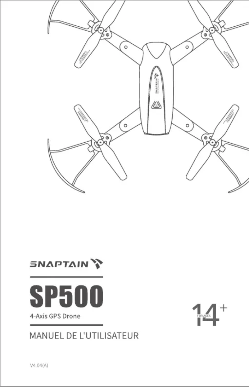 Page n°1 - Manuel utilisateur Snaptain SP500