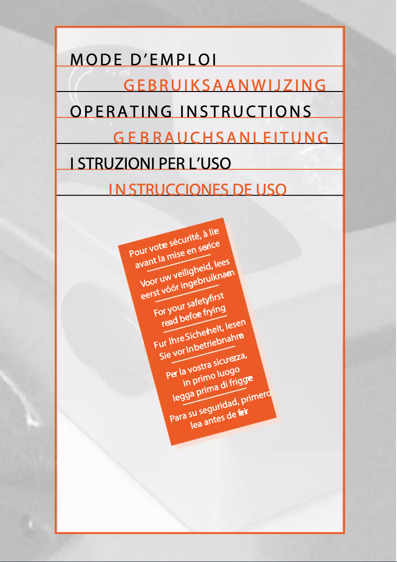 Page 1 de la notice Manuel utilisateur Frifri 3532RVS