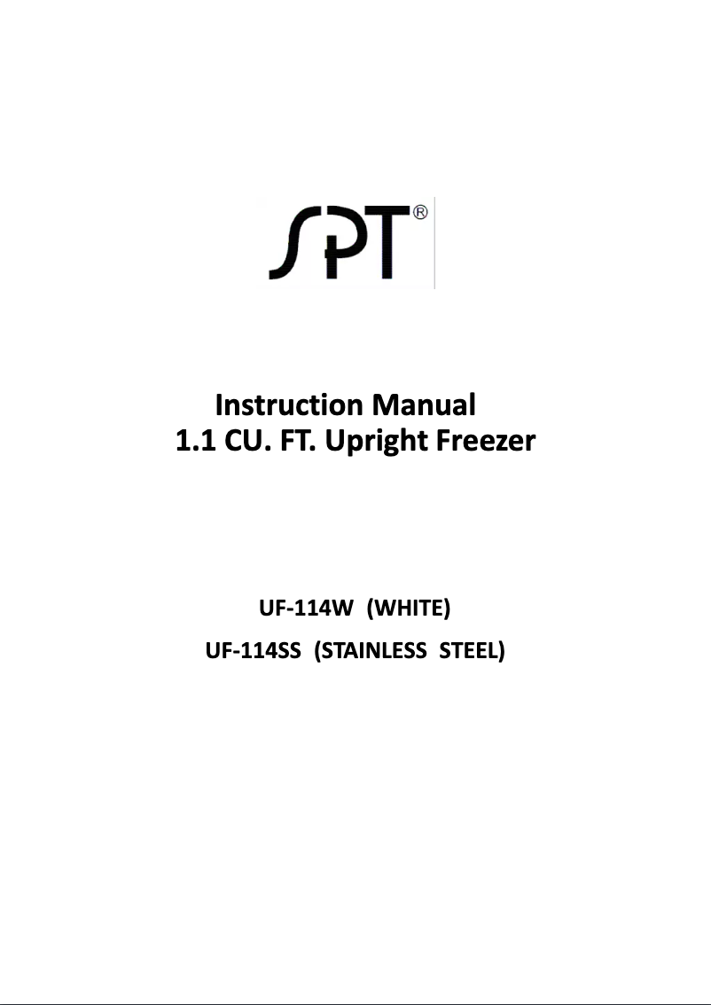 Image de la première page du manuel de l'appareil UF-114SS