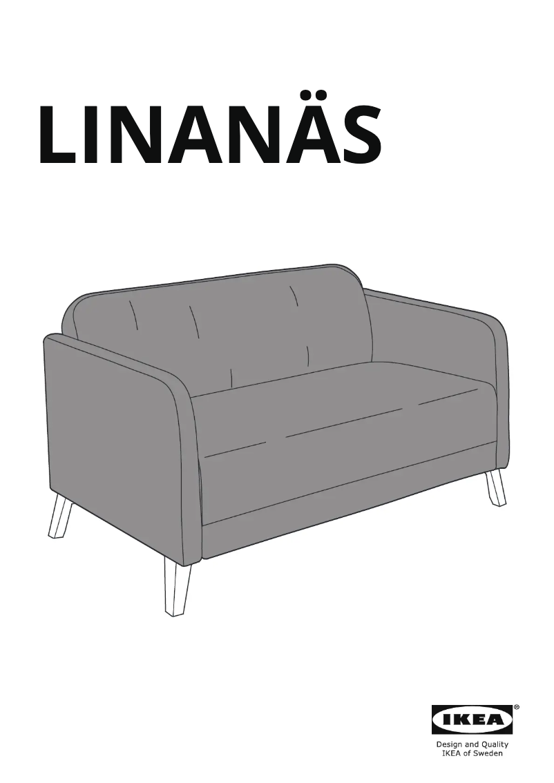Page 1 de la notice Manuel utilisateur Ikea LINANÄS 805.033.75