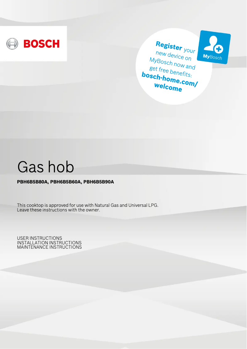 Imagen de la primera página del manual del dispositivo PBH6B5B90A