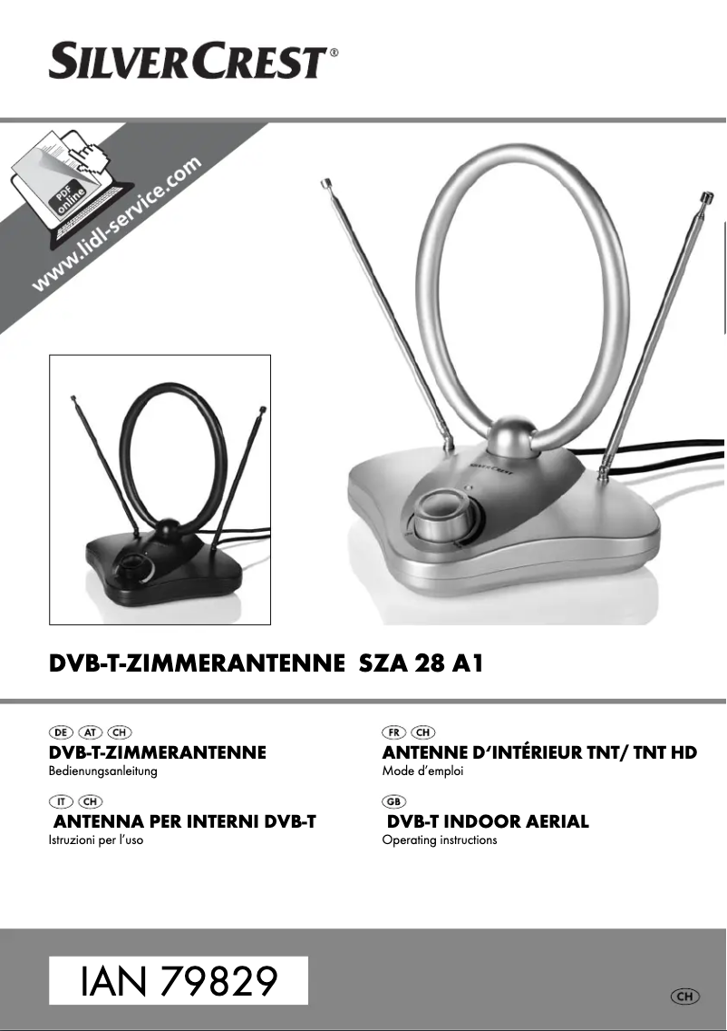 Image de la première page du manuel de l'appareil SZA 28 A1