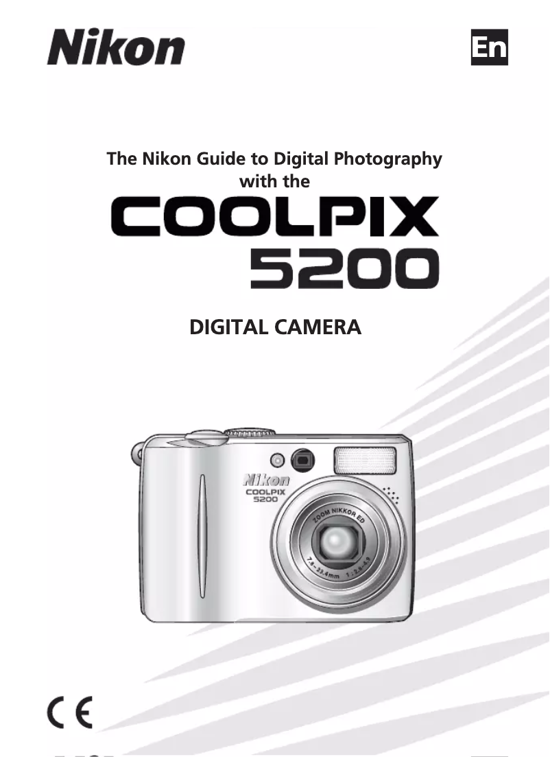 Page n°1 - Manuel utilisateur Nikon Coolpix 5200