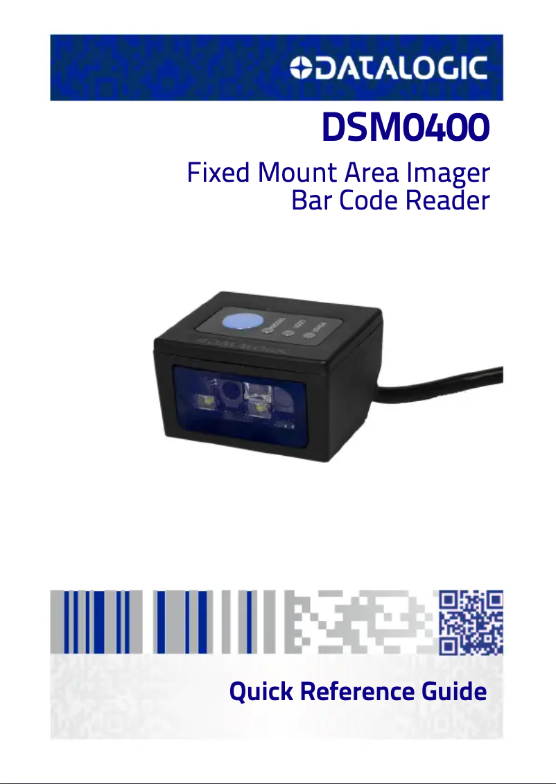 Page n°1 - Manuel utilisateur Datalogic DSM0422