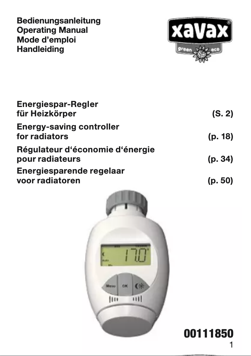 Image de la première page du manuel de l'appareil 111850