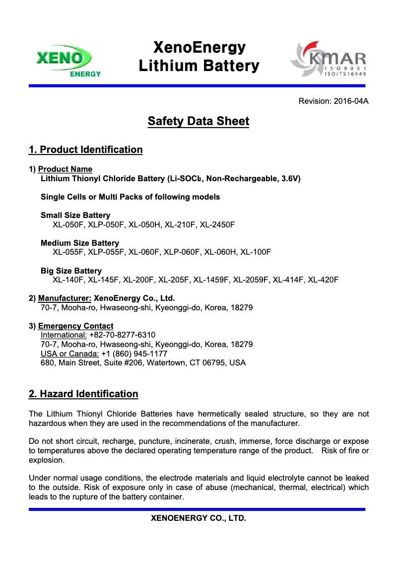 Page 1 de la notice Fiche technique Comark N2014