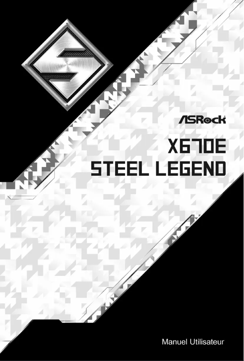Page n°1 - Manuel utilisateur Asrock X670E Steel Legend