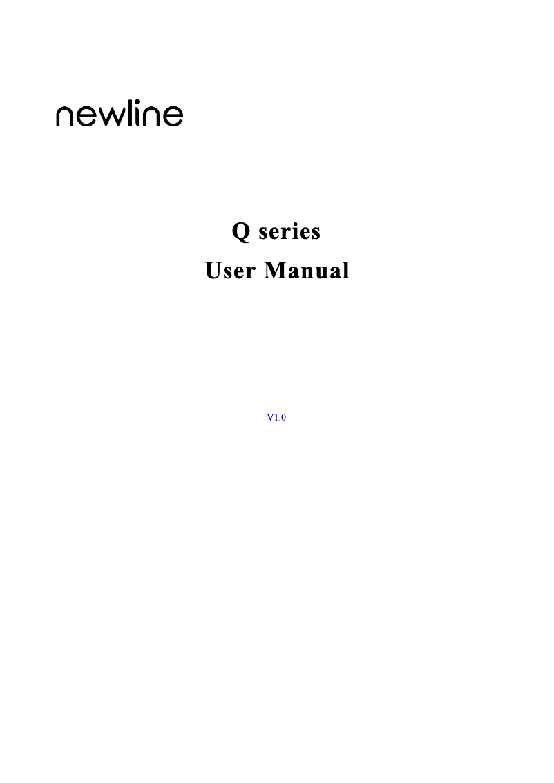 Page 1 de la notice Manuel utilisateur Newline Lyra