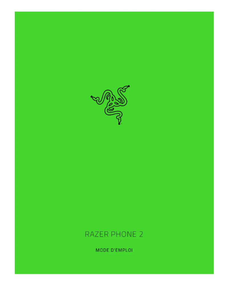 Página 1 del manual Manual de usuario Razer Phone 2