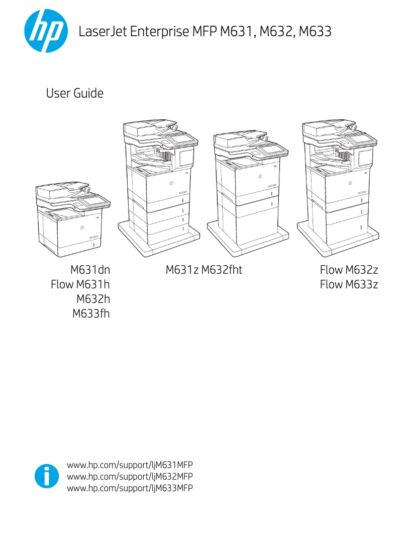 Página 1 del manual Manual de usuario HP LaserJet Enterprise M631h