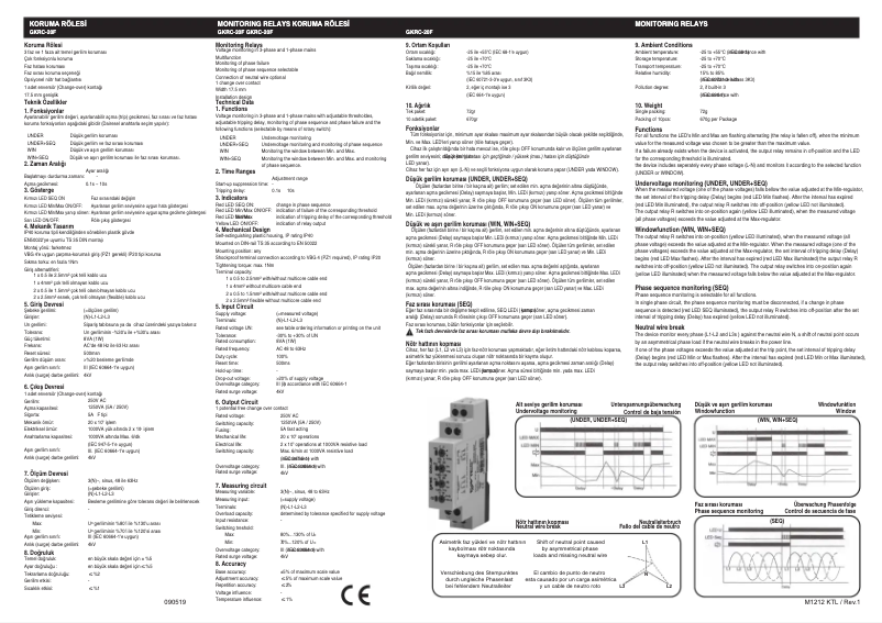 Page n°1 - Manuel utilisateur ENTES GKRC-20F