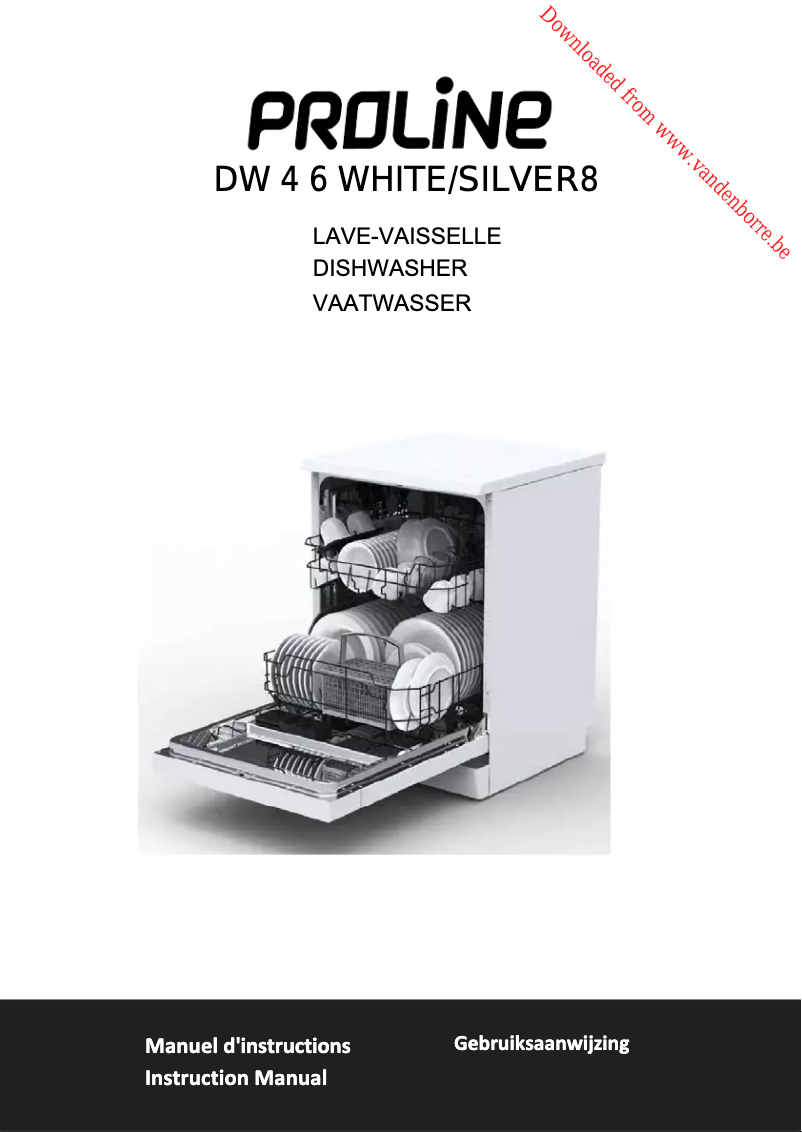 Page n°1 - Manuel utilisateur Proline DW 486SL