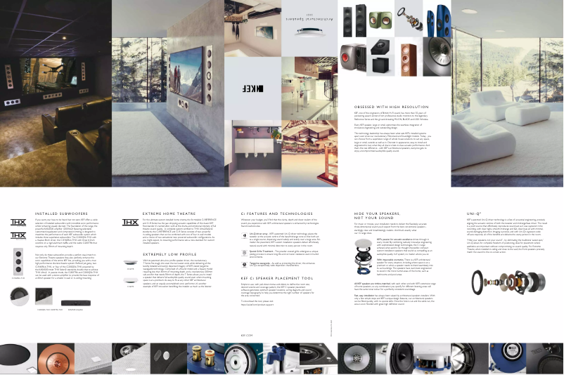 Page n°1 - Brochure KEF Ci4100QL