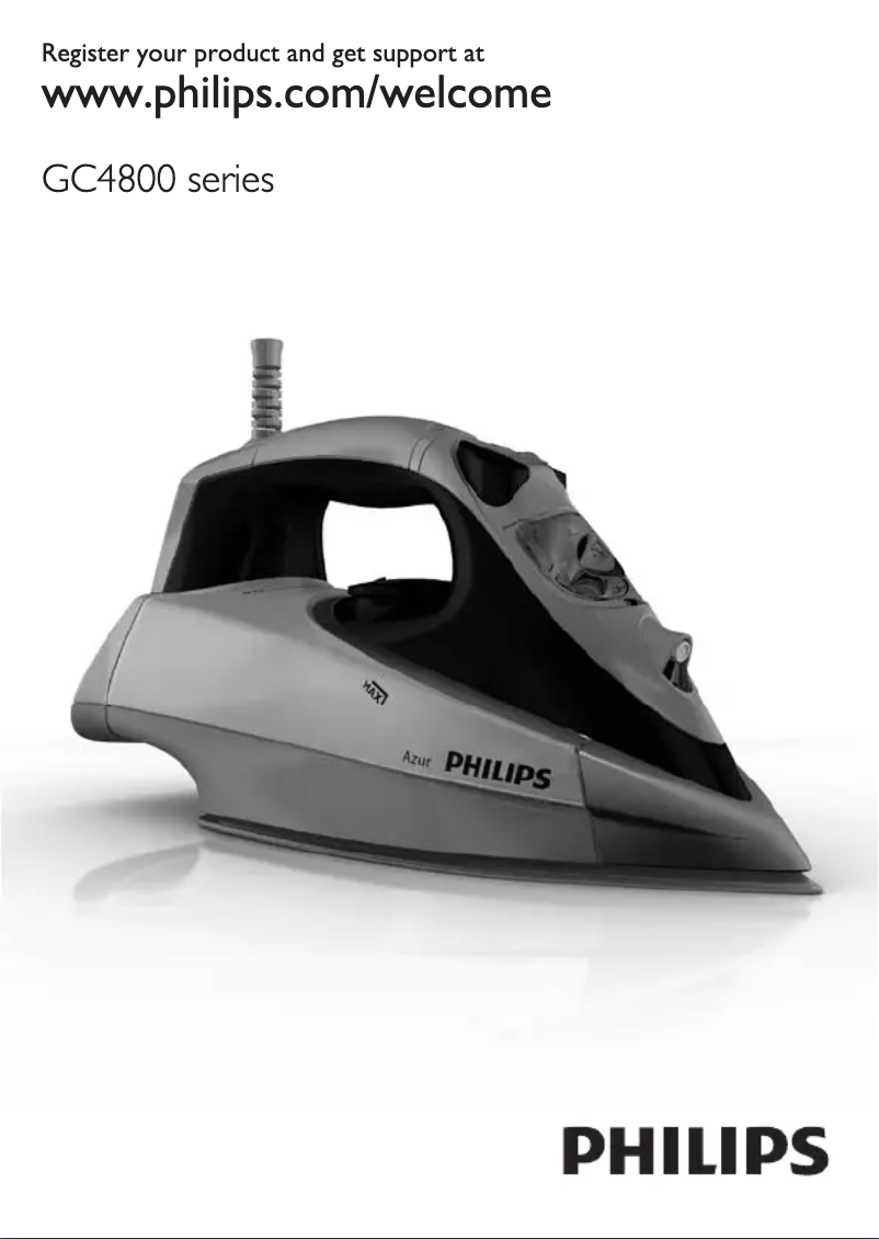 Page n°1 - Manuel utilisateur Philips Azur GC4895