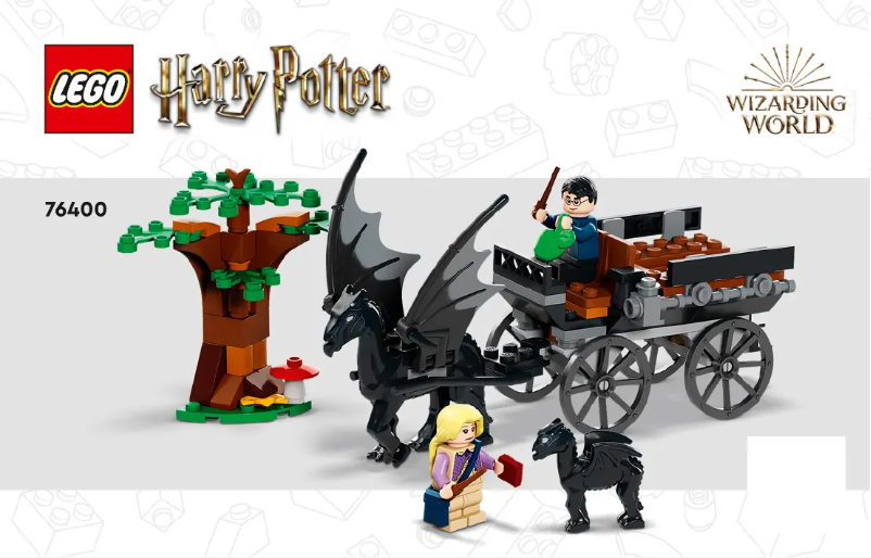 Page 1 de la notice Manuel utilisateur Lego Harry Potter 76400
