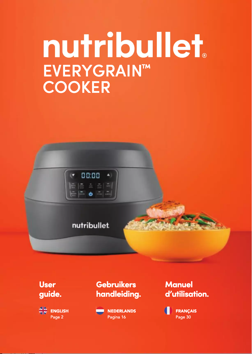 Image de la première page du manuel de l'appareil EveryGrain Cooker