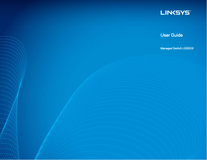 Page 1 de la notice Manuel utilisateur Linksys LGS528