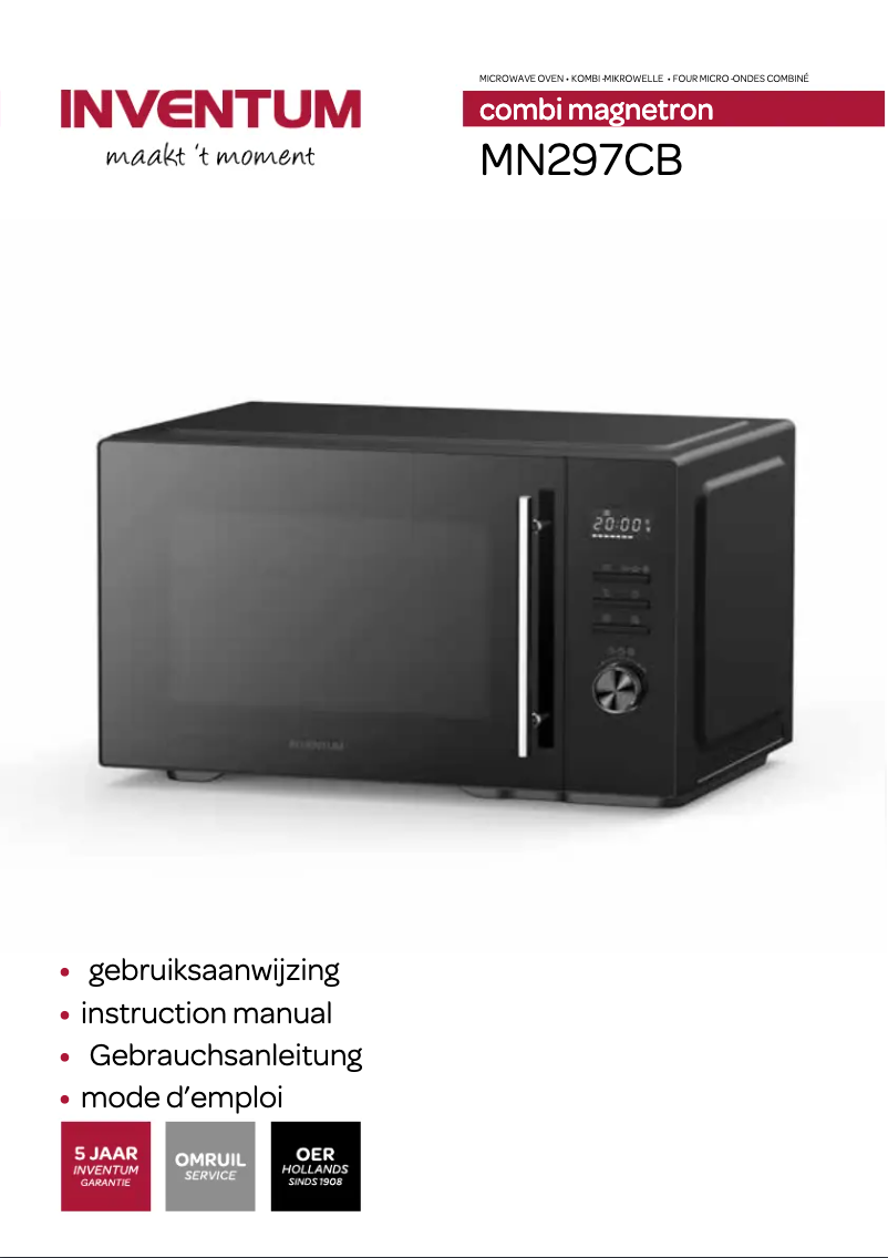 Image de la première page du manuel de l'appareil MN297CB