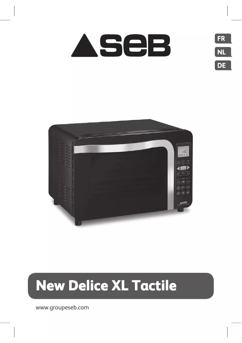 Page n°1 - Manuel utilisateur SEB New Delice XL Tactile OF285800