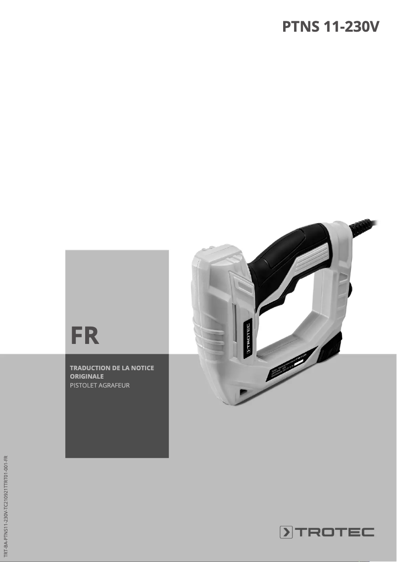 Page n°1 - Manuel utilisateur Trotec PTNS 11-230V