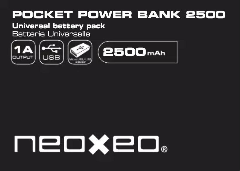 Page n°1 - Manuel utilisateur Neoxeo X370H37037