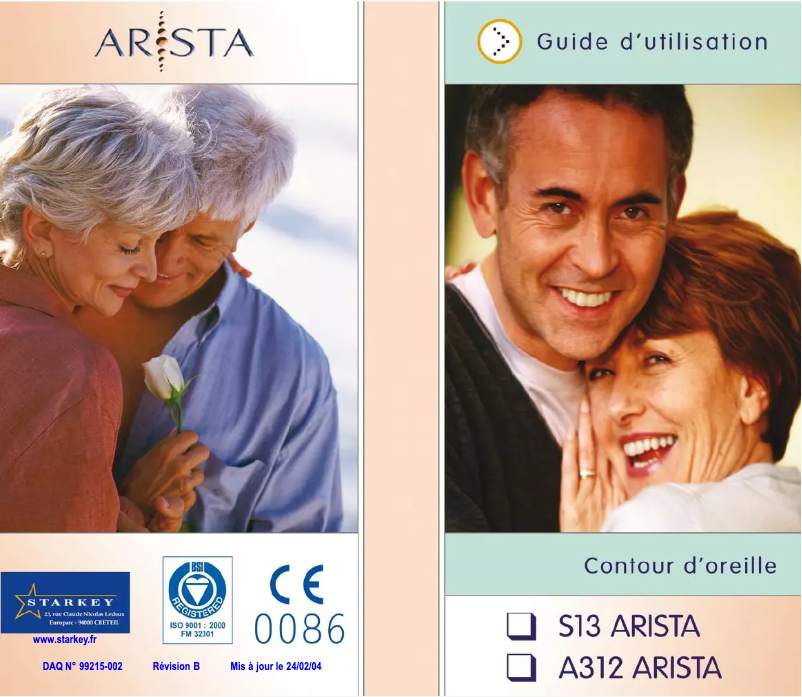 Page n°1 - Manuel utilisateur Starkey Arista