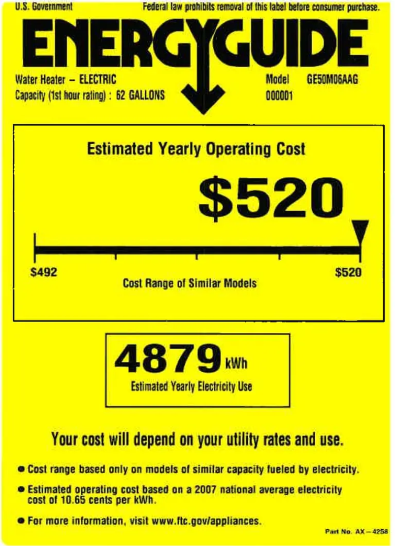 Image de la première page du manuel de l'appareil GE50M06AAG