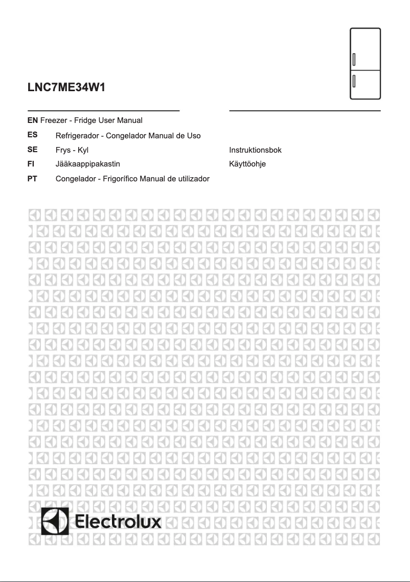 Page 1 de la notice Manuel utilisateur Electrolux LNC7ME34W1
