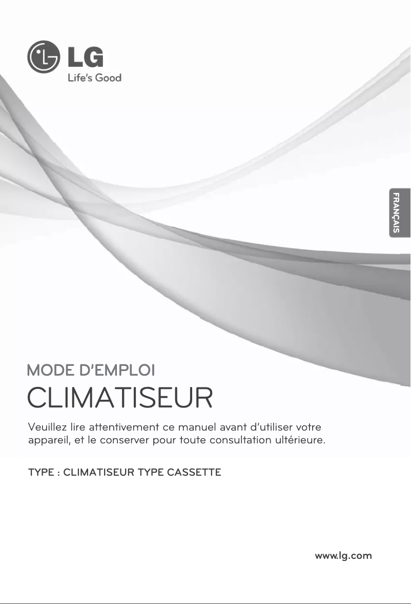 Image de la première page du manuel de l'appareil ARNU36GTNC2