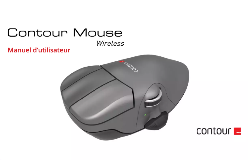 Page n°1 - Manuel utilisateur Contour Design Mouse Wireless