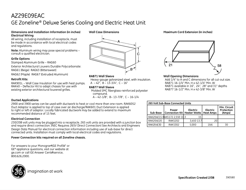 Image de la première page du manuel de l'appareil AZ29E09EAC