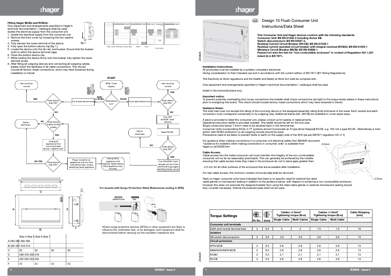 Page n°1 - Manuel utilisateur Hager VMLF908CUSPD