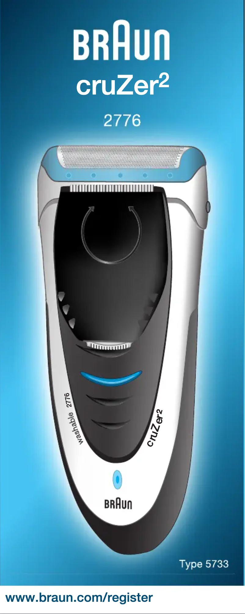 Page n°1 - Manuel utilisateur Braun cruZer 2 2776