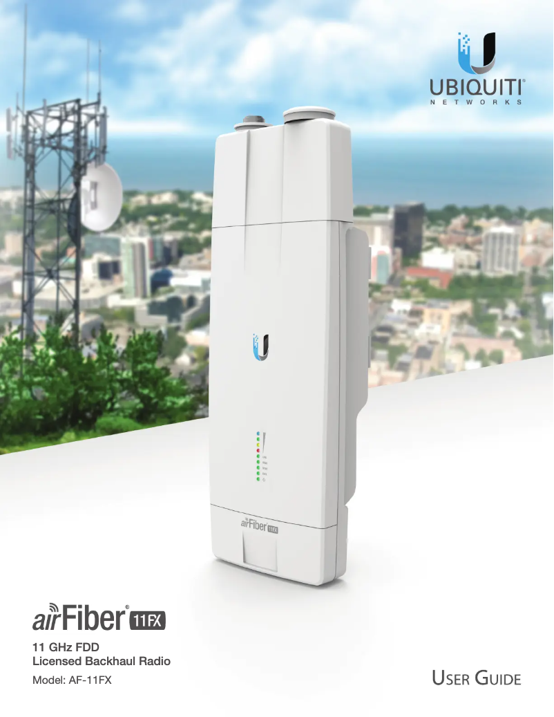 Page n°1 - Manuel utilisateur Ubiquiti Networks airFiber 11FX AF-11FX