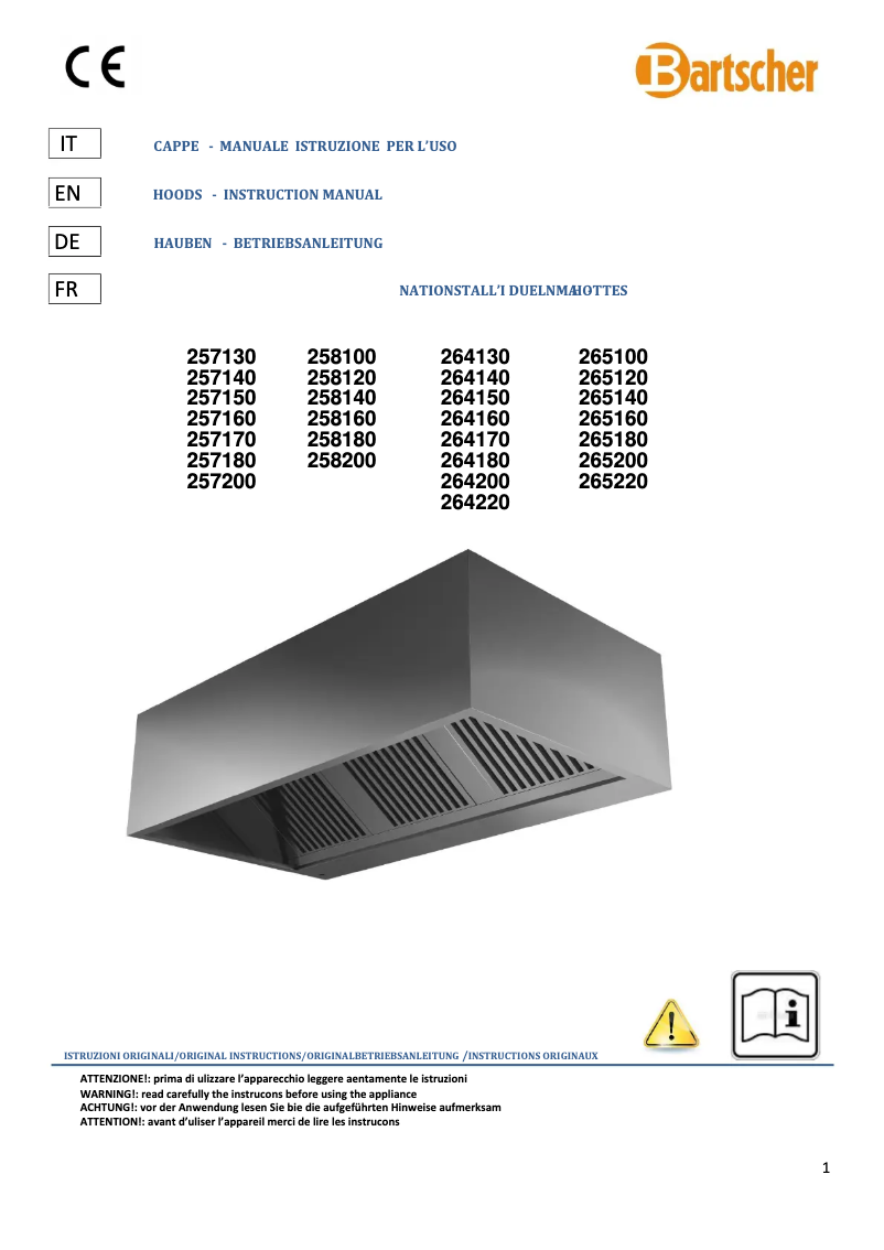 Image de la première page du manuel de l'appareil 265120