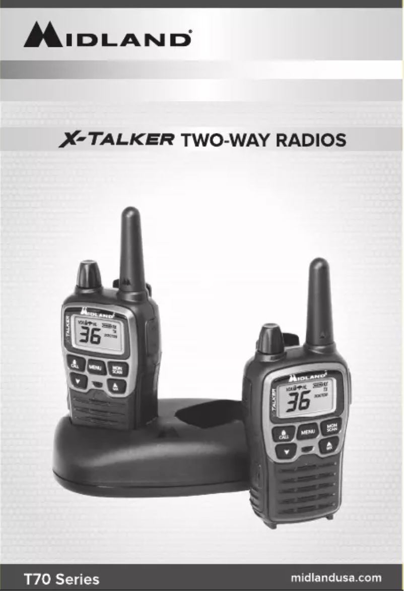 Page n°1 - Manuel utilisateur Midland X-Talker T77VP5