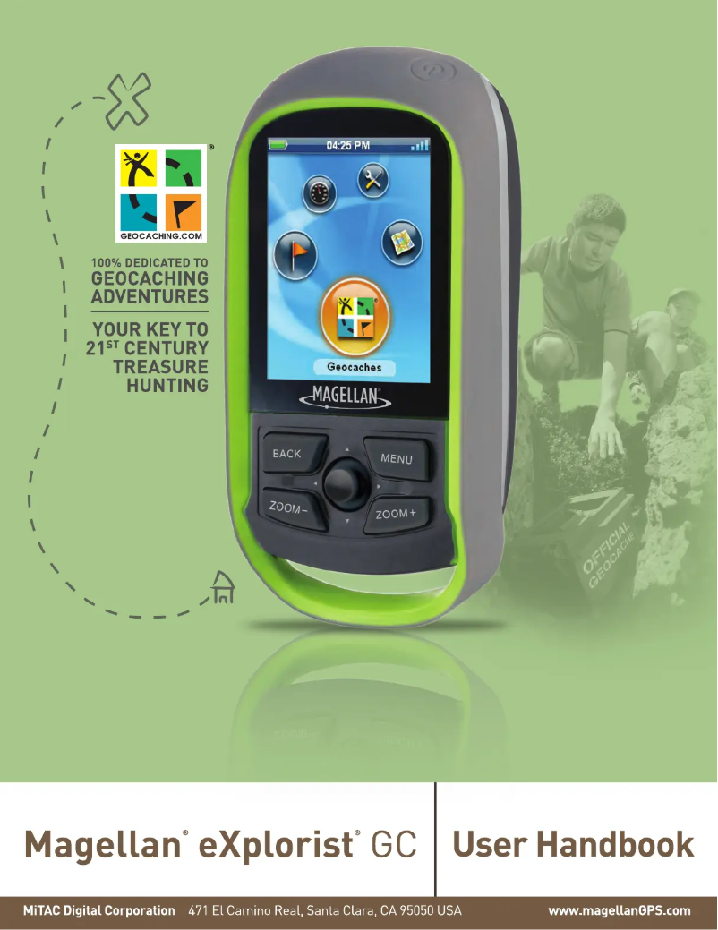 Page n°1 - Manuel utilisateur Magellan eXplorist GC