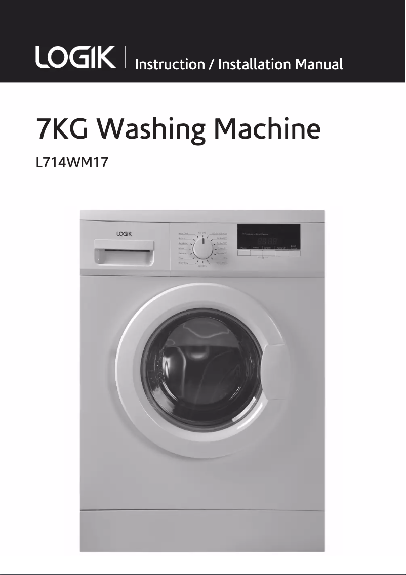 Página 1 del manual Manual de usuario Logik L714WM17
