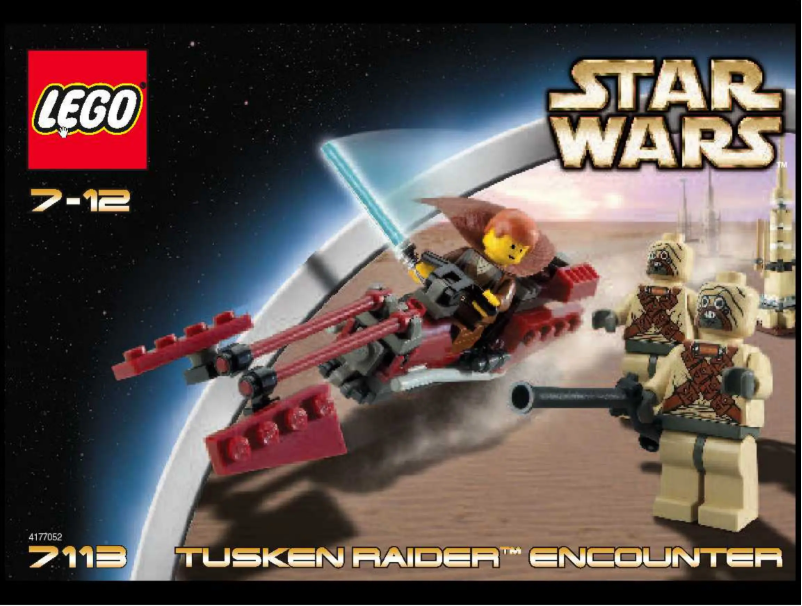 Page 1 de la notice Manuel utilisateur Lego Star Wars 7113