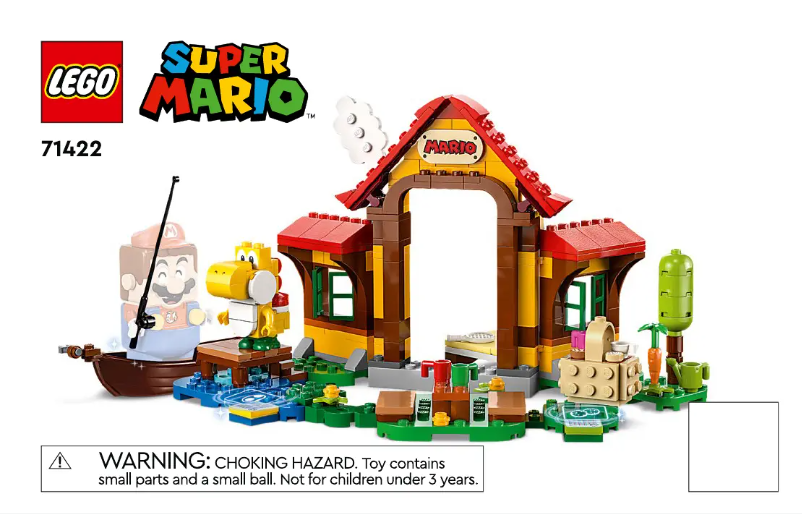 Page 1 de la notice Manuel utilisateur Lego Super Mario 71422