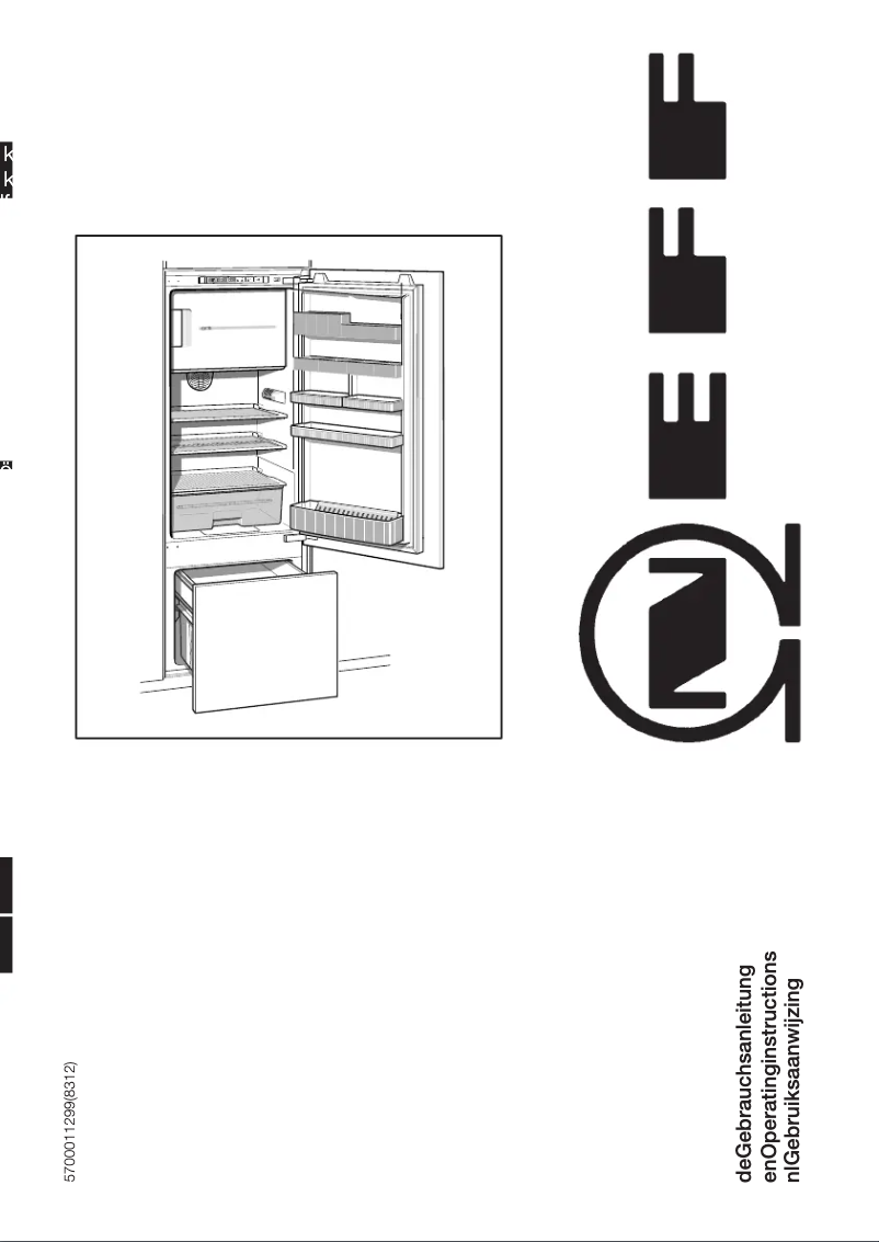 Page 1 de la notice Manuel utilisateur Neff K 5744 X7