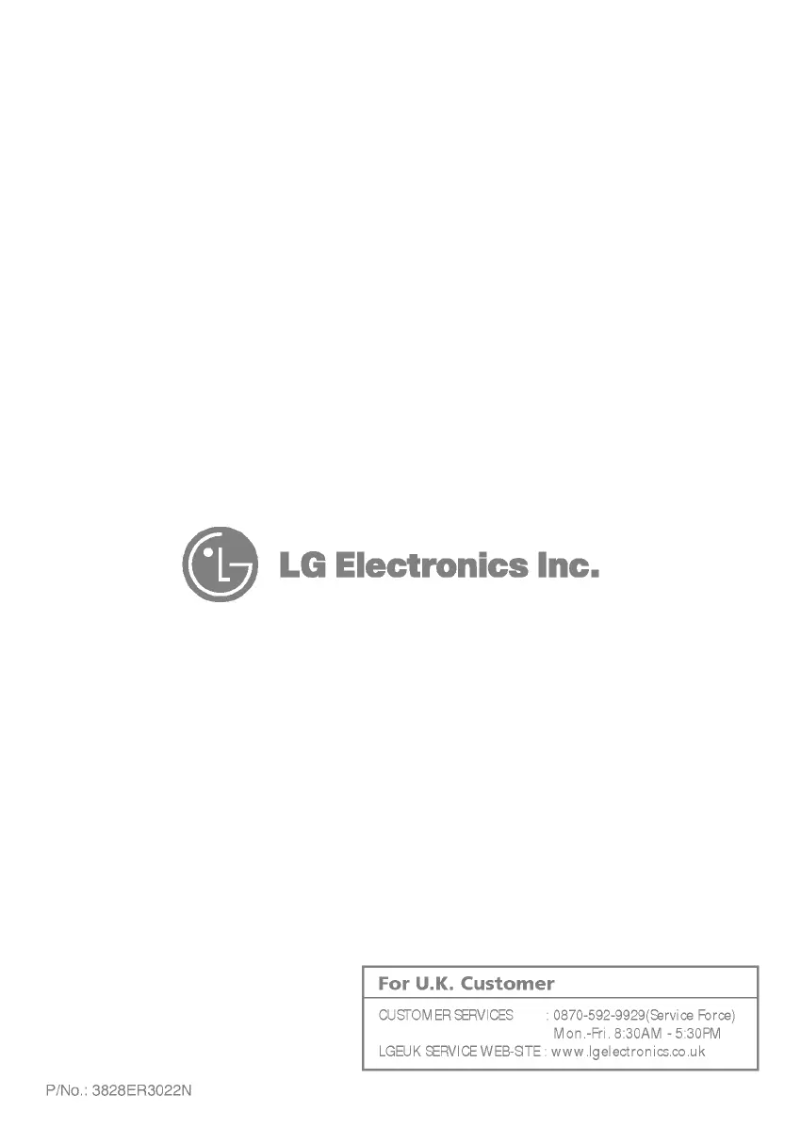 Page n°1 - Manuel utilisateur LG WD-10235FB