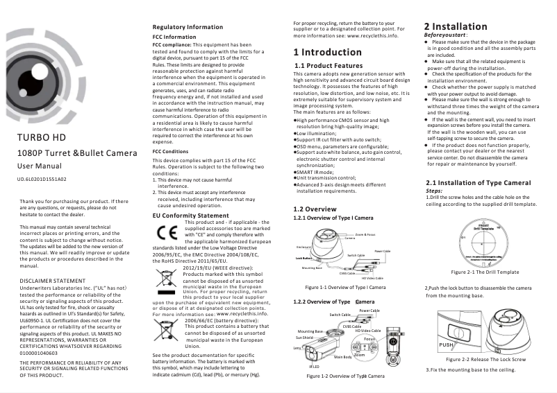 Imagen de la primera página del manual del dispositivo DS-2CE16D5T-VFIT3