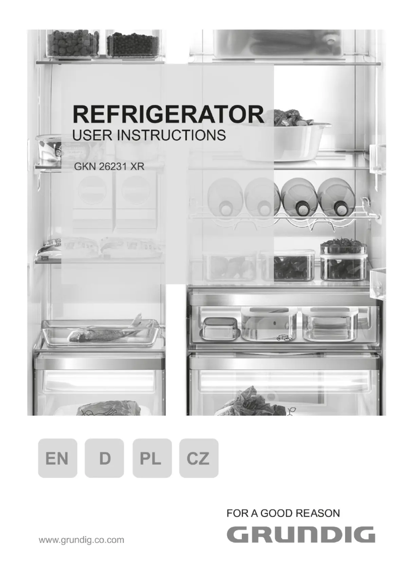 Page n°1 - Manuel utilisateur Grundig GKN 26231 XR
